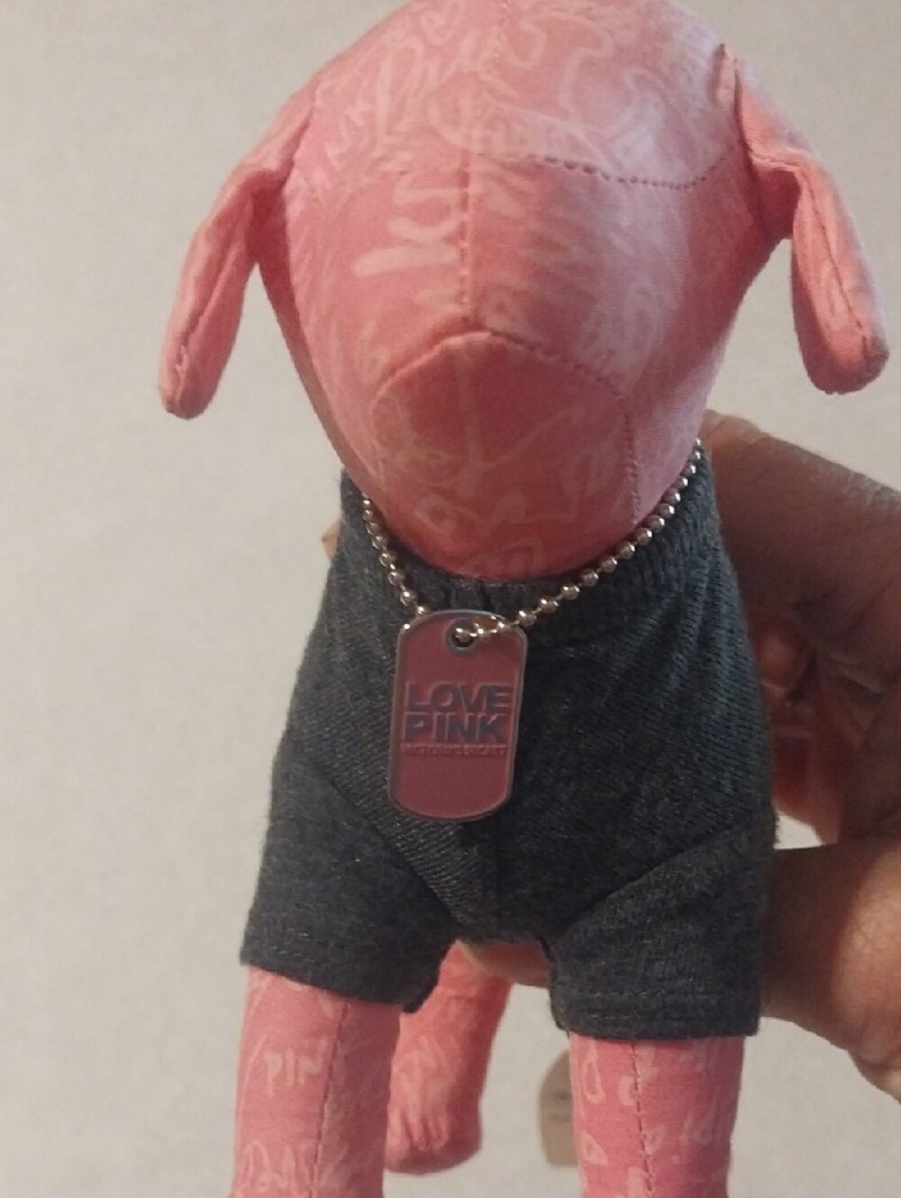 PINK Victoria's Secret Pink Plush Dog - Picture 3 of 5